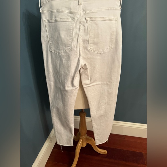 J. Crew High Rise Jeans in white - Picture 3 of 8